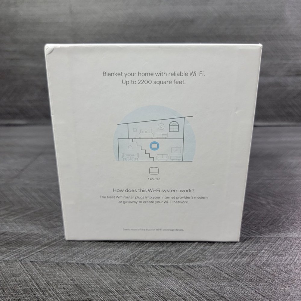 Google Nest Wifi Router Wireless Connectivy AC2200 2.4GHz/5GHz Wifi - Picture 6 of 7